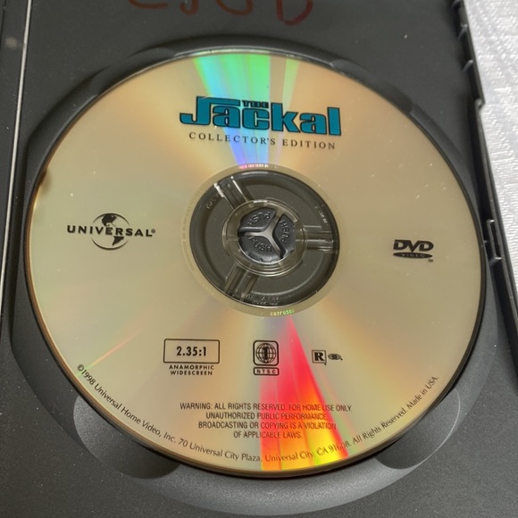 🎬PRICING🎬 The Jackal Collector’s Edition DVD with Bruce Willis & Richard Gere - Picture 5 of 6